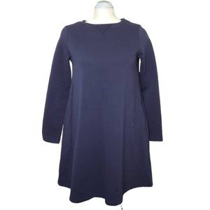 Cos A Line Blue Sweater Dress Size Small
